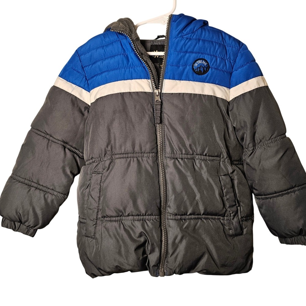 iXtreme Boys Puffer Jacket Blue White Gray Winter Hooded Size 4
Good‎ GUC